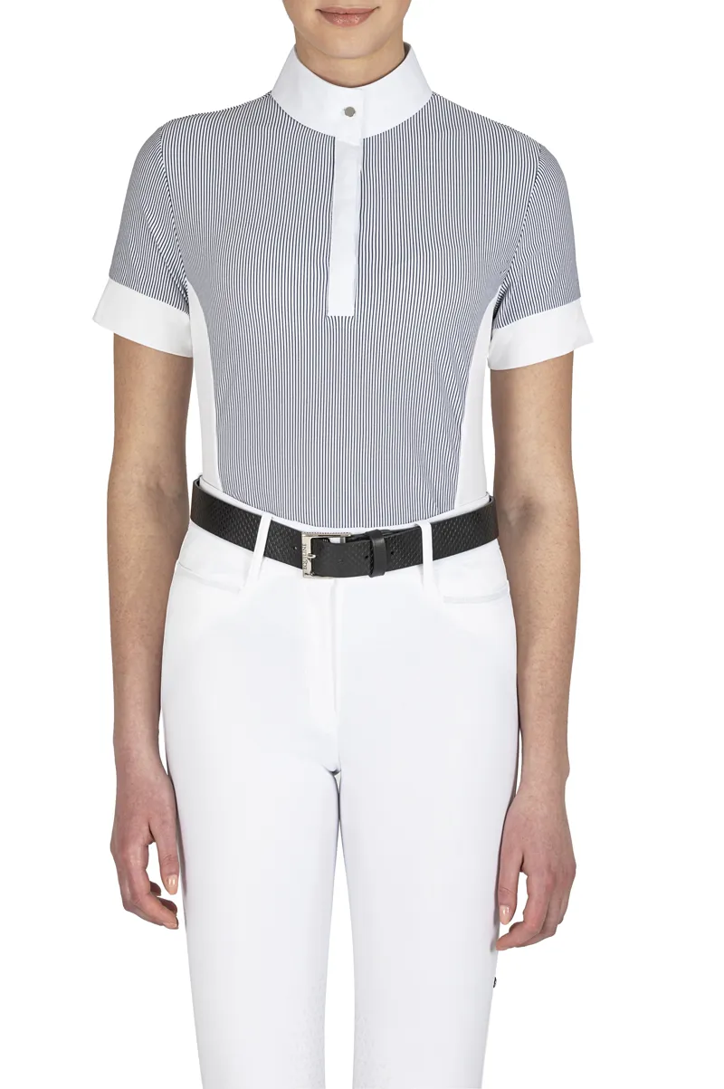 Equiline Eliciae Ladies Competition Shirt Diplomatic Blue